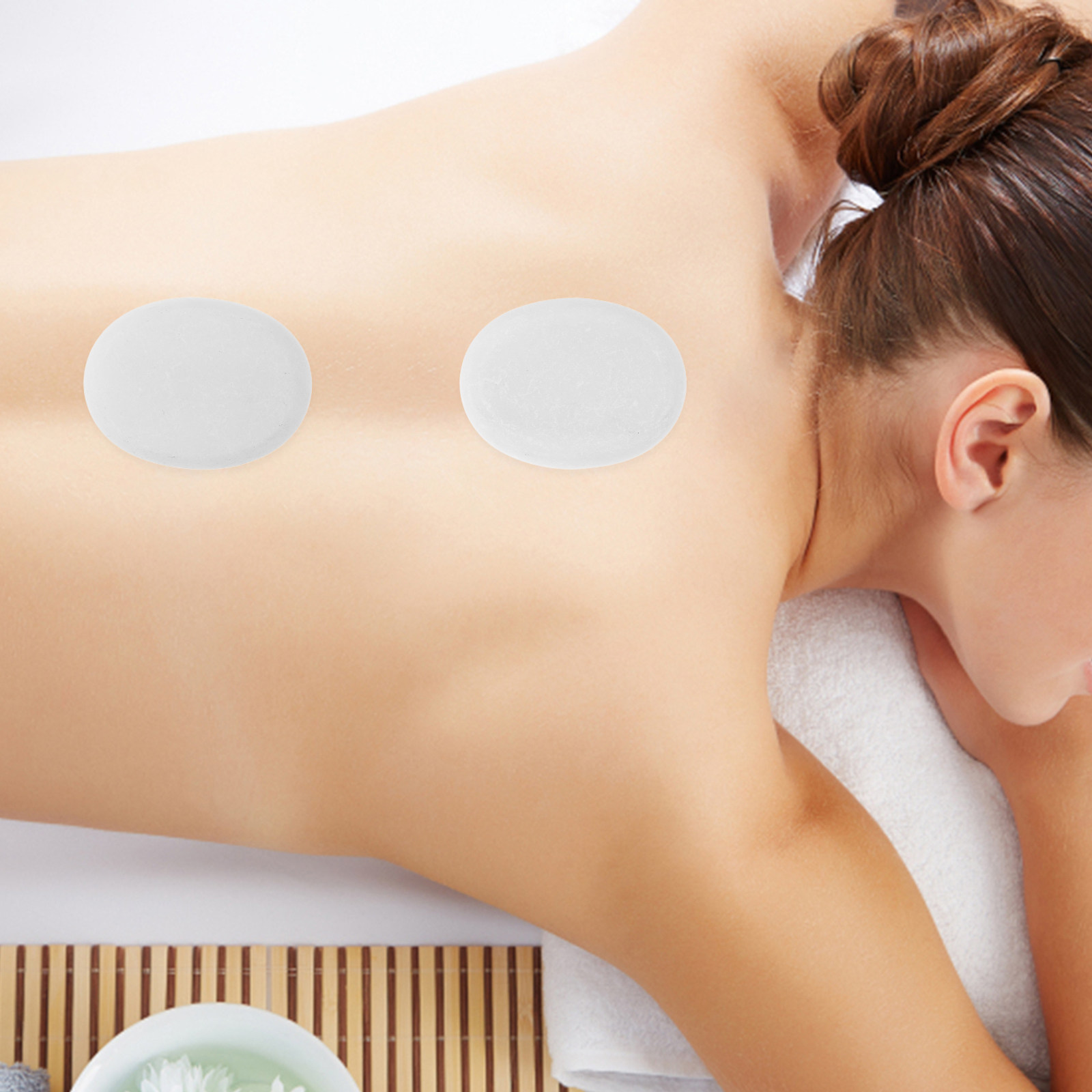 Spa Wellness Locations - 2Pcs Massage Stones Marble Hot Cold