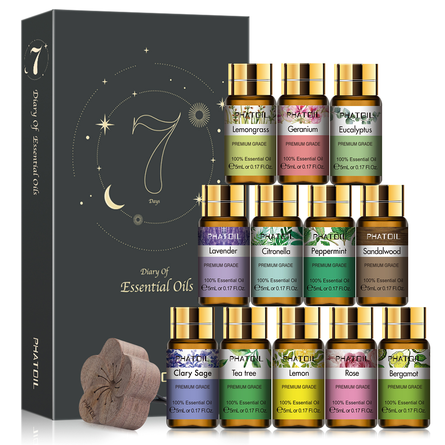 Spa Wellness Locations - PHATOIL 12pcs Gift Box Pure Essential