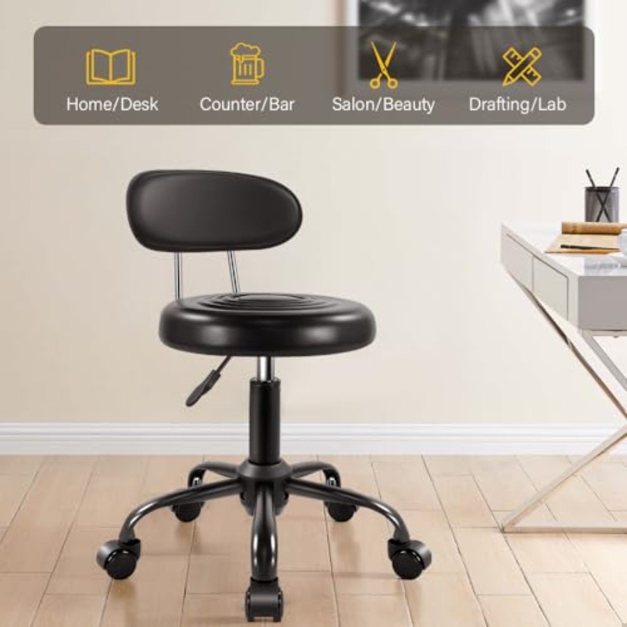 Rolling Stool with Wheels Swiv - Spa & Wellness Hotel Diamond Ustroń review and price