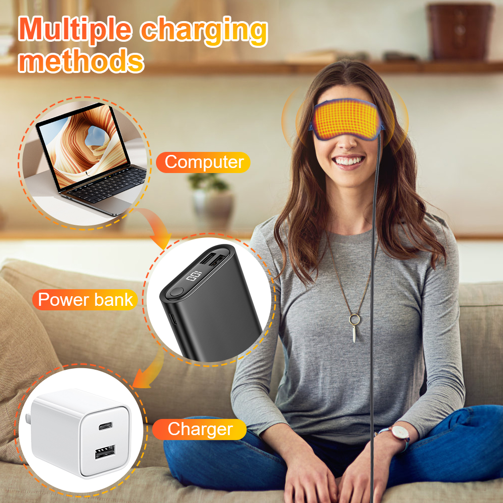Reusable USB Electric Heated E - Eye Mask Heated review and price