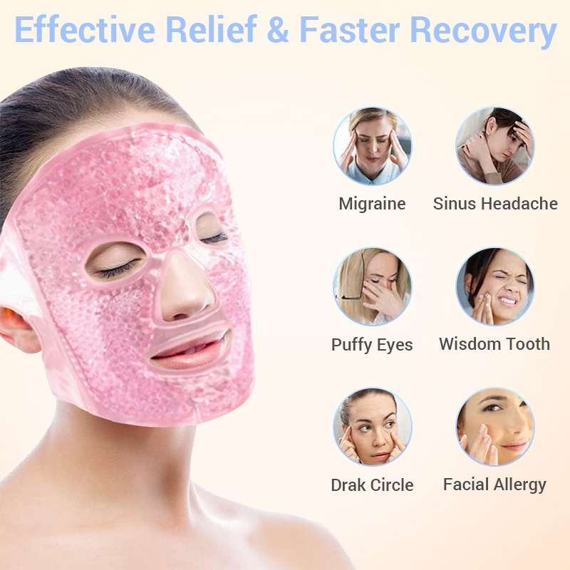 Ice Mask Cold Face Eye Mask Ic - Eye Mask Heated review and price