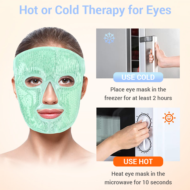 Ice Mask Cold Face Eye Mask Ic - Eye Mask Heated review and price