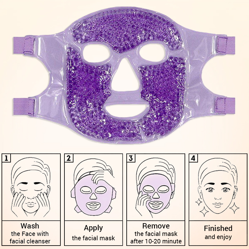 Ice Mask Cold Face Eye Mask Ic - Eye Mask Heated review and price