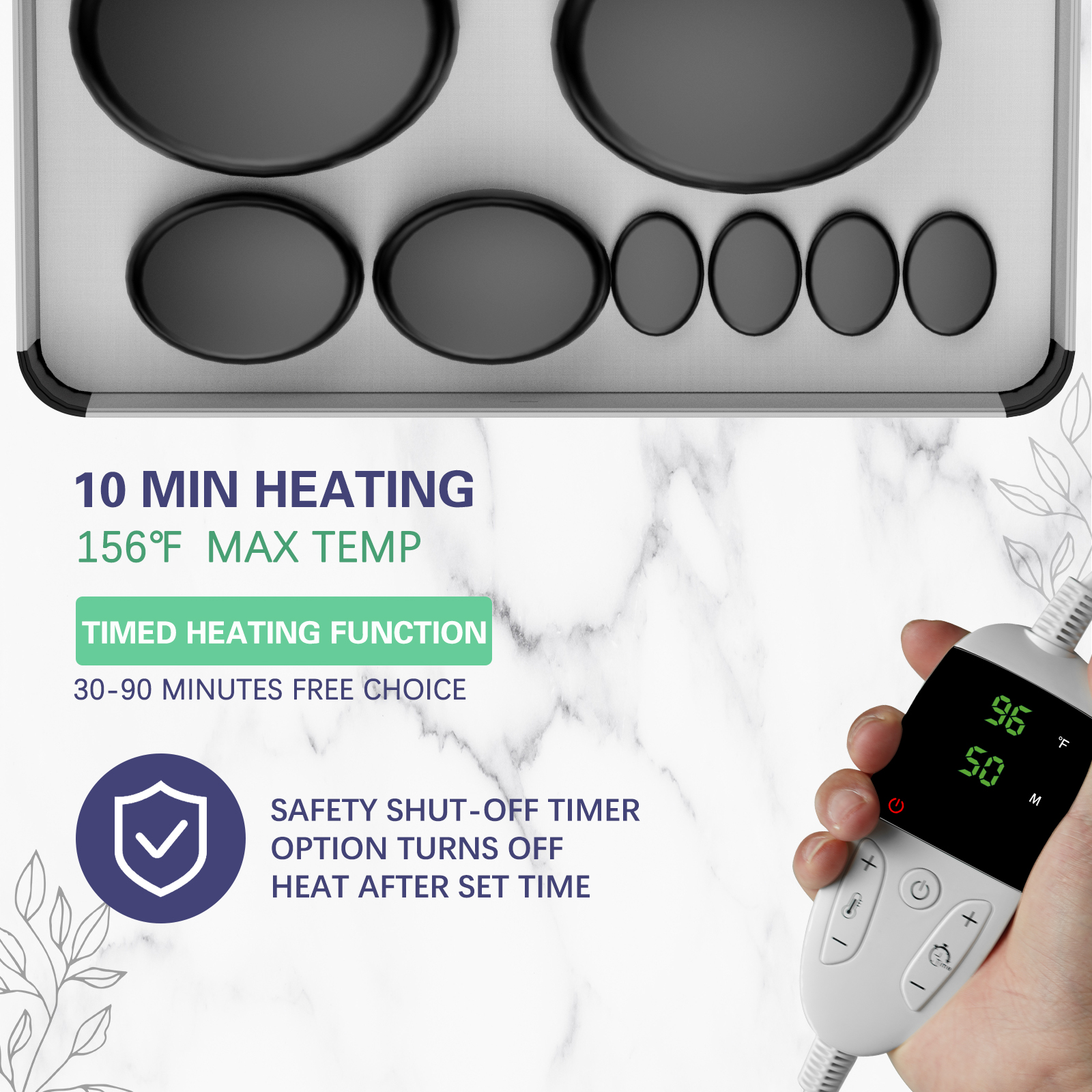 HOT STONE MASSAGE SET WITH TEM - Spa Wellness Locations review and price