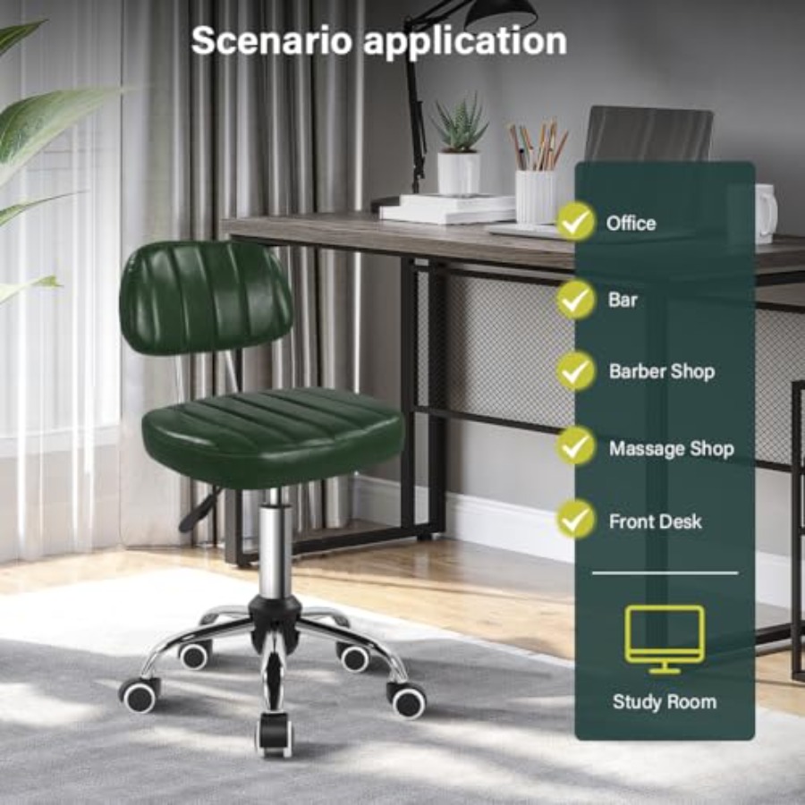 Square Swivel Stool with Wheel - Spa & Wellness Hotel Diamond Ustroń review and price