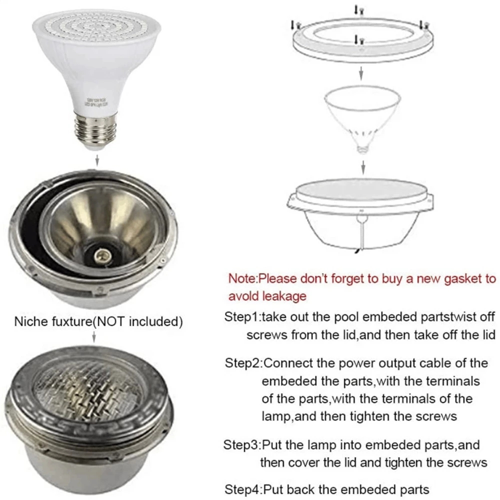 RGB LED Swimming Pool Light E2 - Xy Spa & Wellness review and price