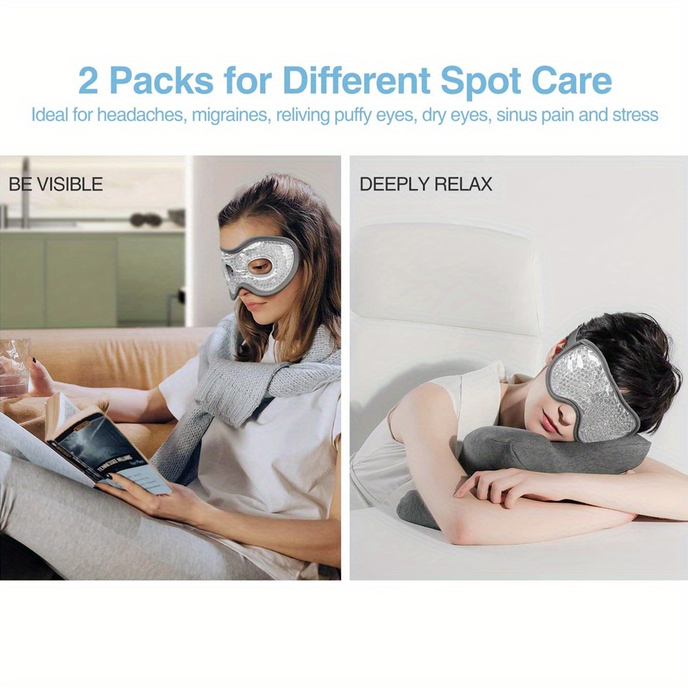 2Pcs/Set Gel Eye Mask Cooling  - Eye Mask Heated review and price