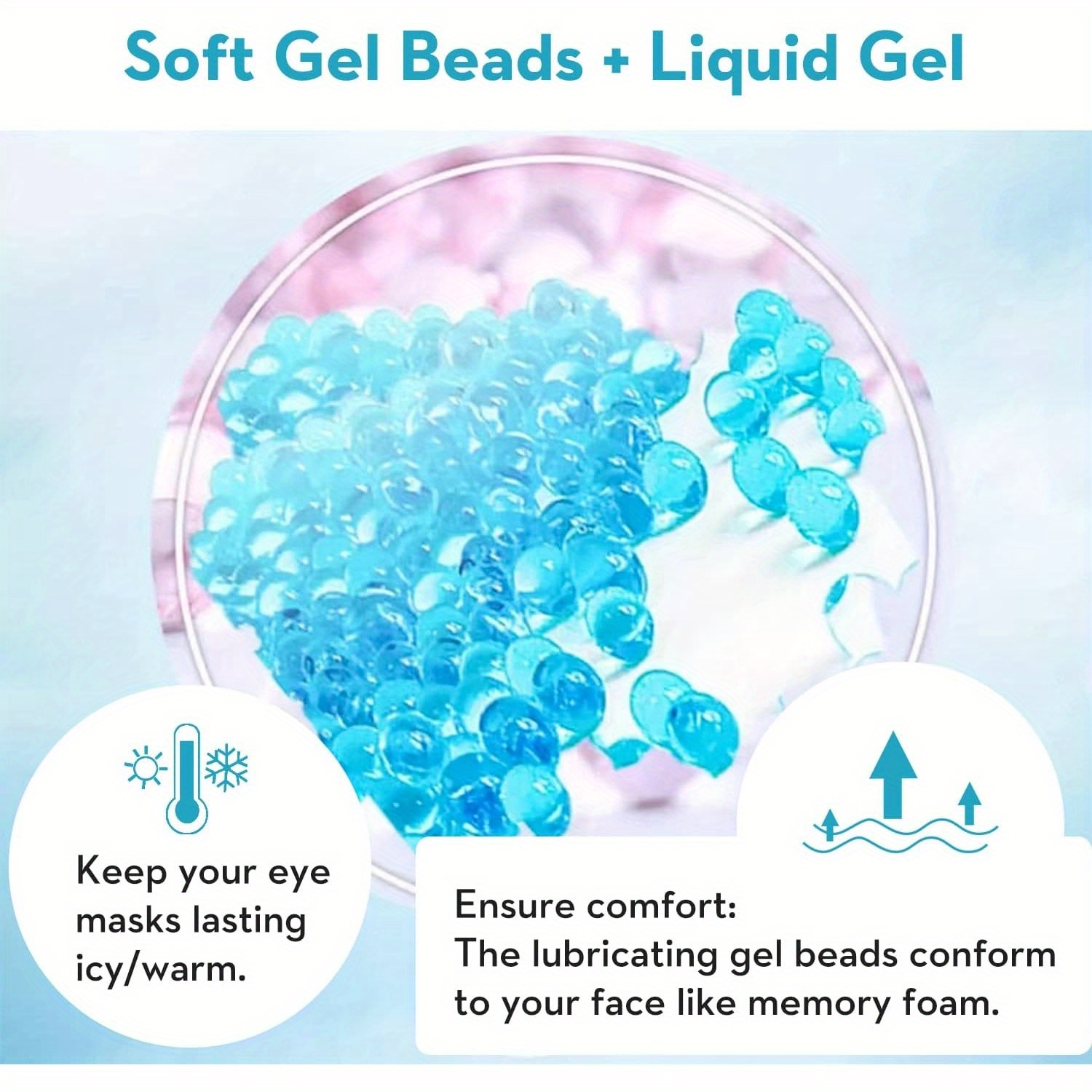 2Pcs/Set Gel Eye Mask Cooling  - Eye Mask Heated review and price