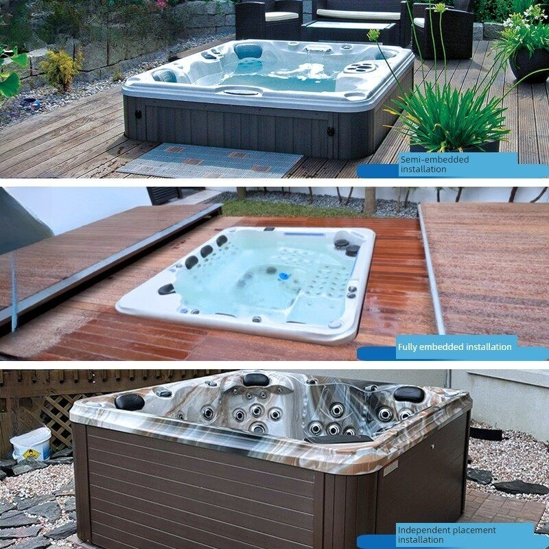 Outdoor Massage Bathtub for Ho - Villa Wellness Spa review and price