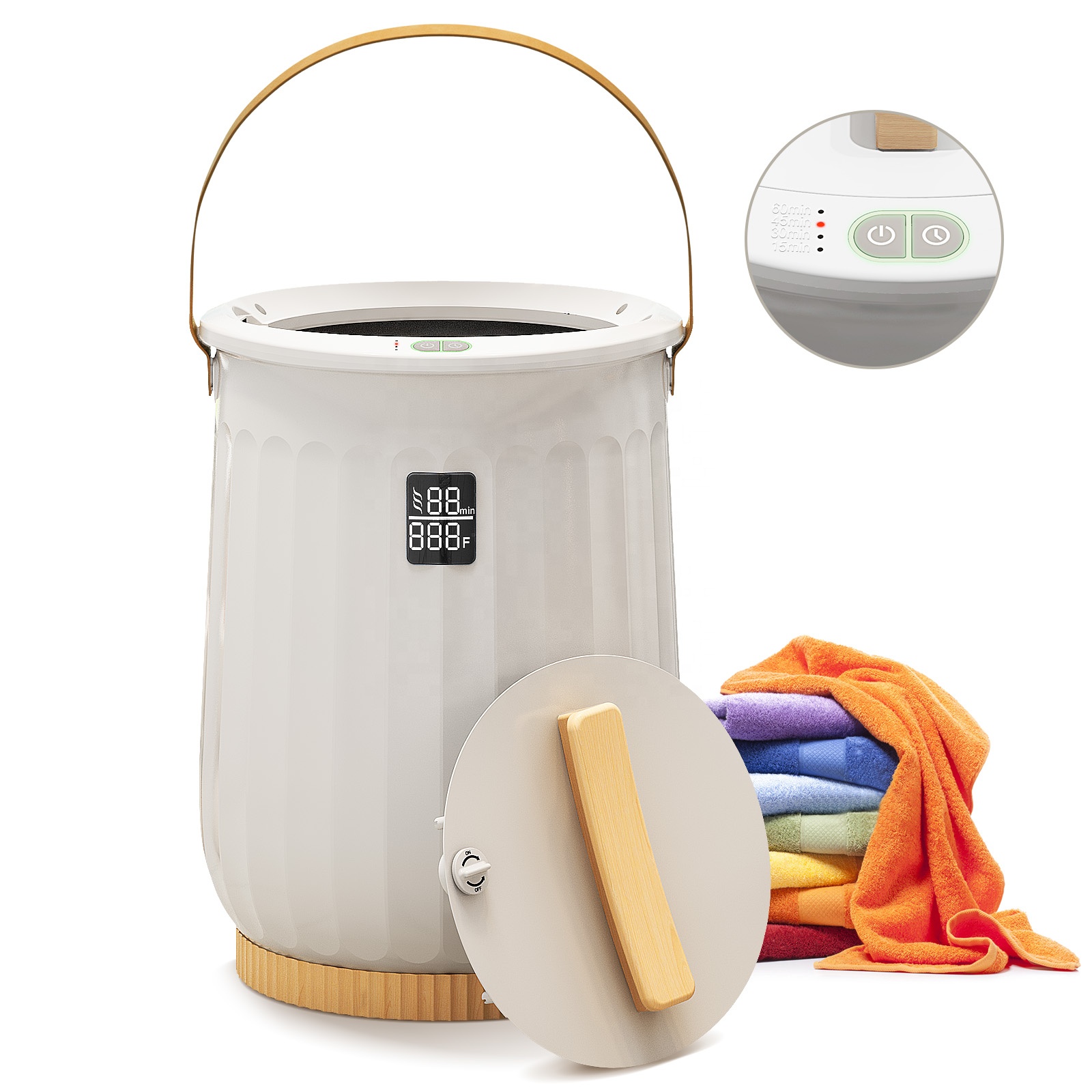 20L Towel Warmer Bucket with T - Spa & Wellness Hotel Diamond Ustroń review and price