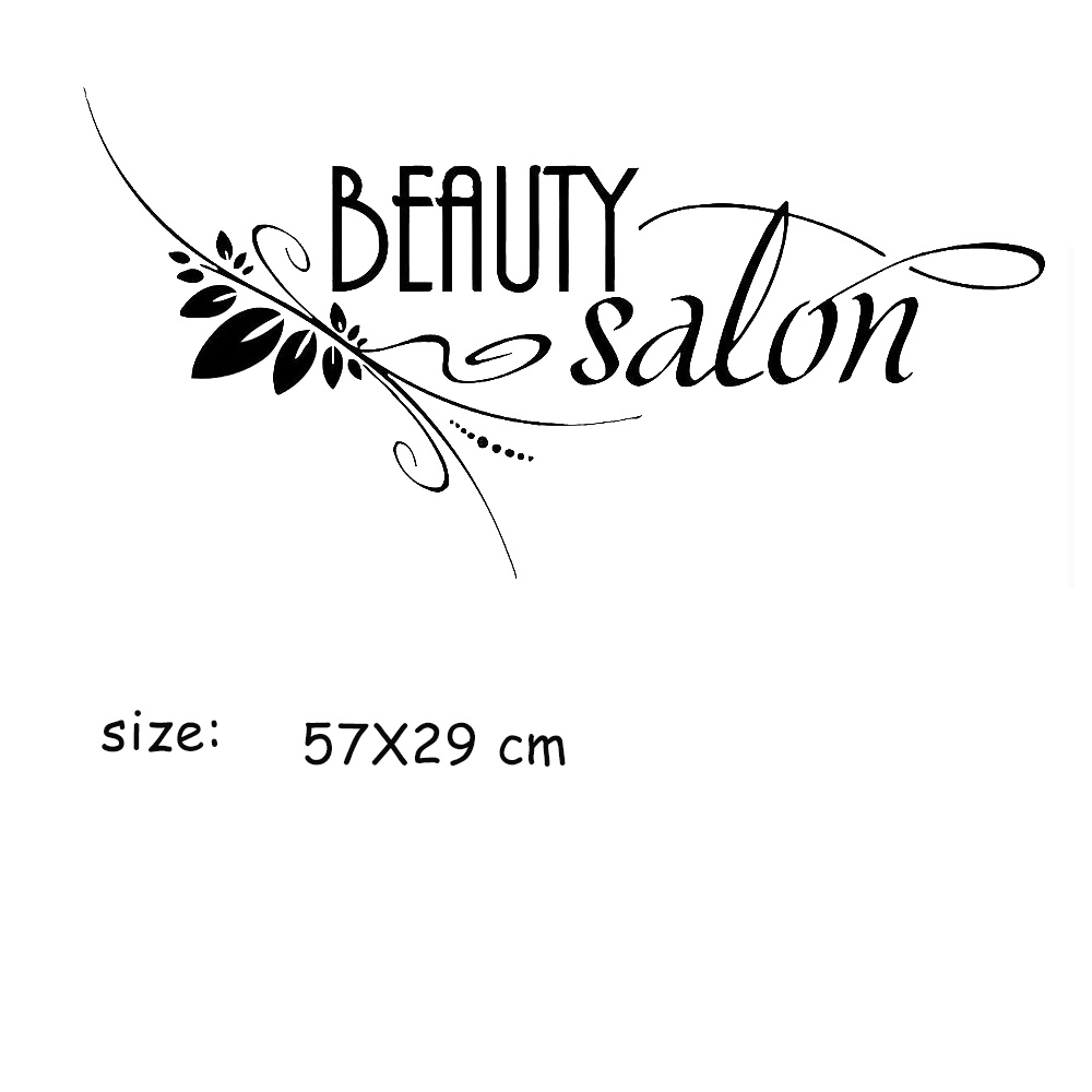 Beauty Salon Sign Vinyl Wall S - Spa Wellness Locations review and price