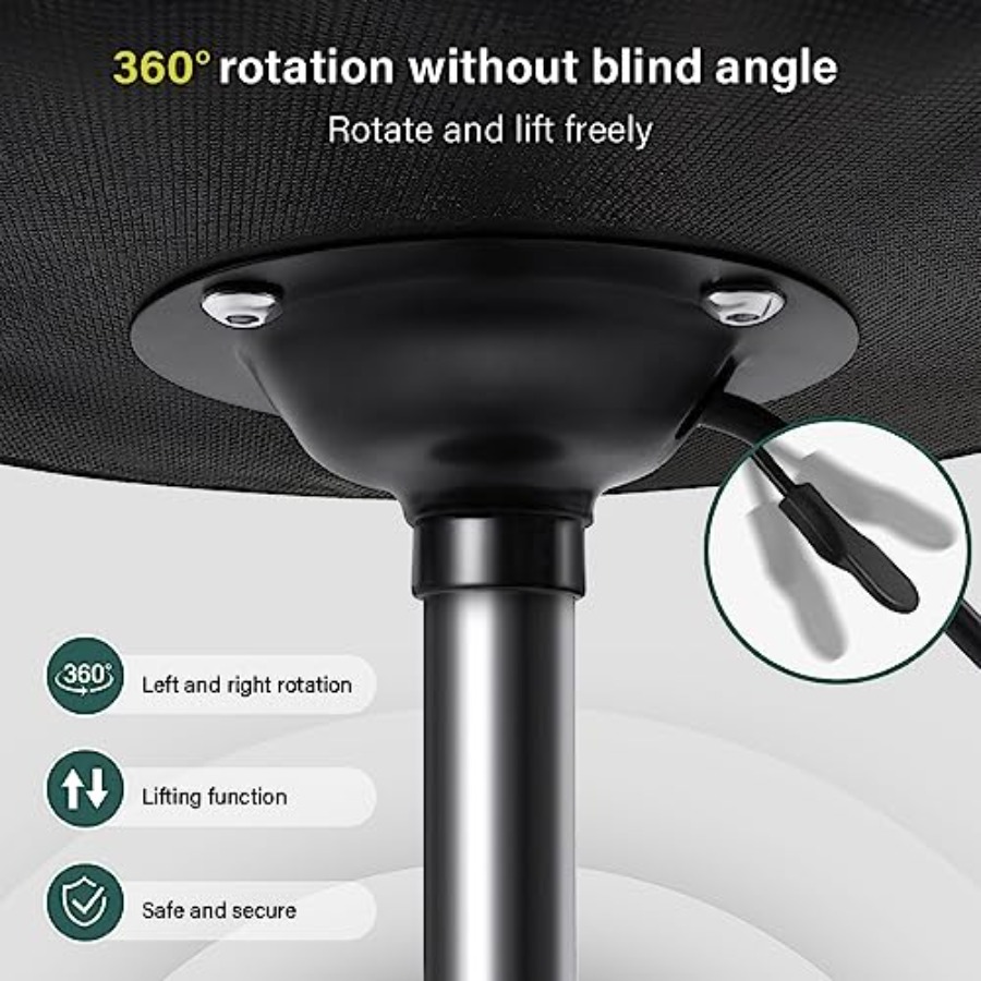 Square Swivel Stool with Wheel - Spa & Wellness Hotel Diamond Ustroń review and price
