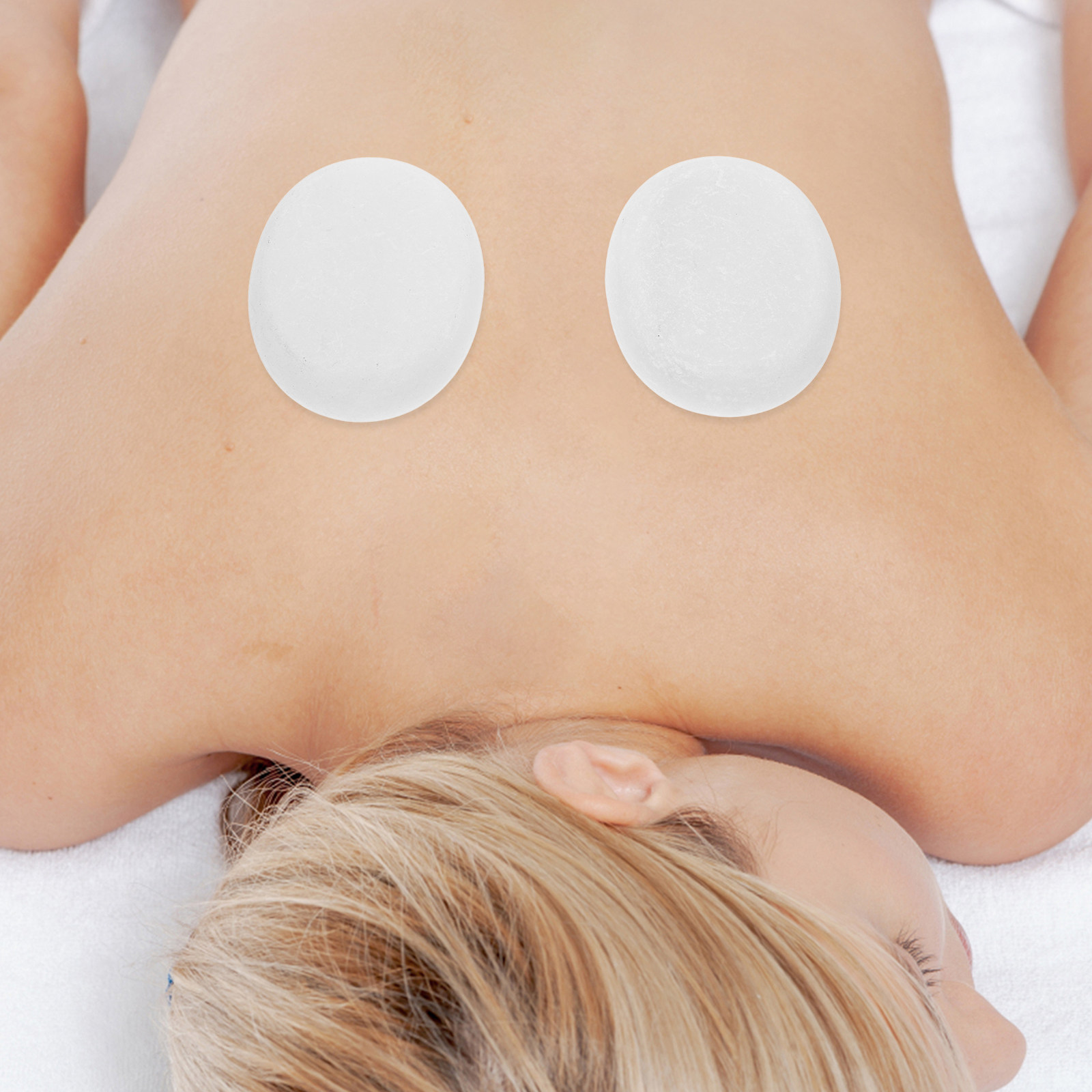 2Pcs Massage Stones Marble Hot - Spa Wellness Locations review and price