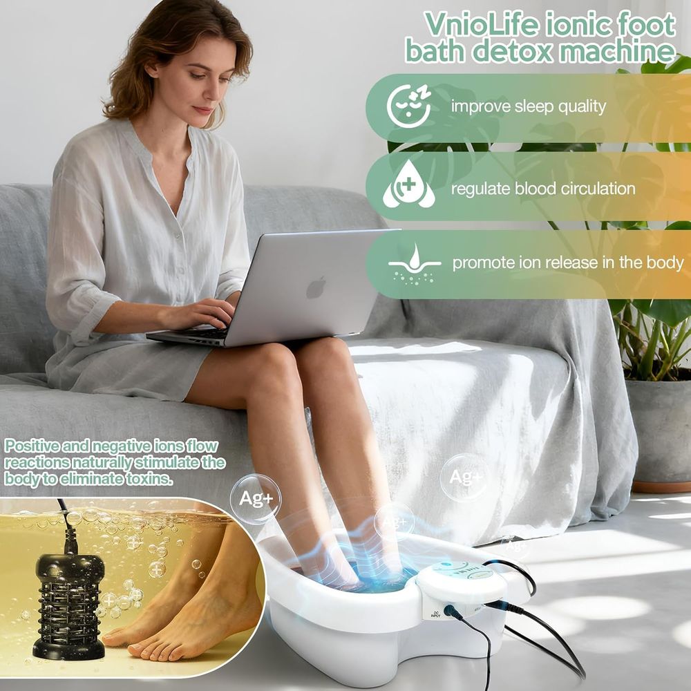 Portable Ionic Foot Spa Detox  - Spa Wellness Beauty review and price