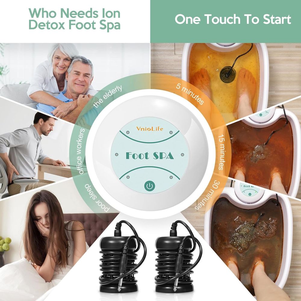Portable Ionic Foot Spa Detox  - Spa Wellness Beauty review and price