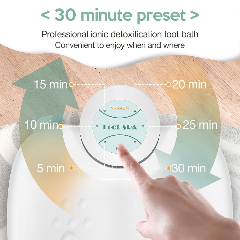 Portable Ionic Foot Spa Detox  - Spa Wellness Beauty review and price