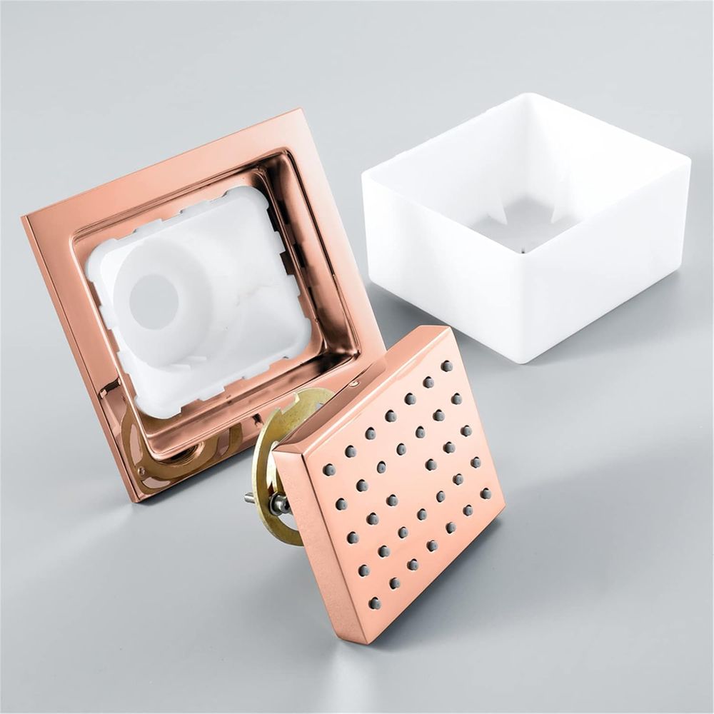 4-Piece Solid Brass Square Sho - Spa & Wellness Hotel Diamond Ustroń review and price