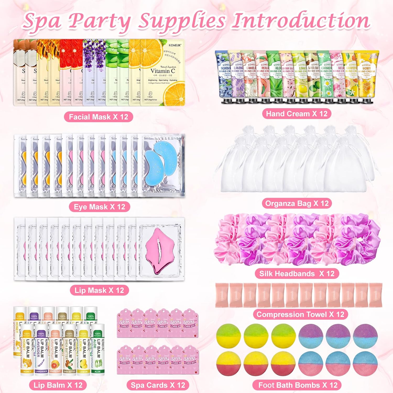 Spa Party Supplies Kit with 12 - Spa & Wellness Hotel Diamond Ustroń review and price