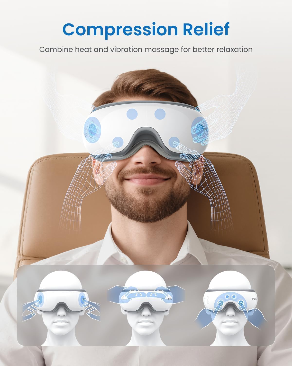Eye Massager with Heat, FSA HS - Eye Mask Heated review and price